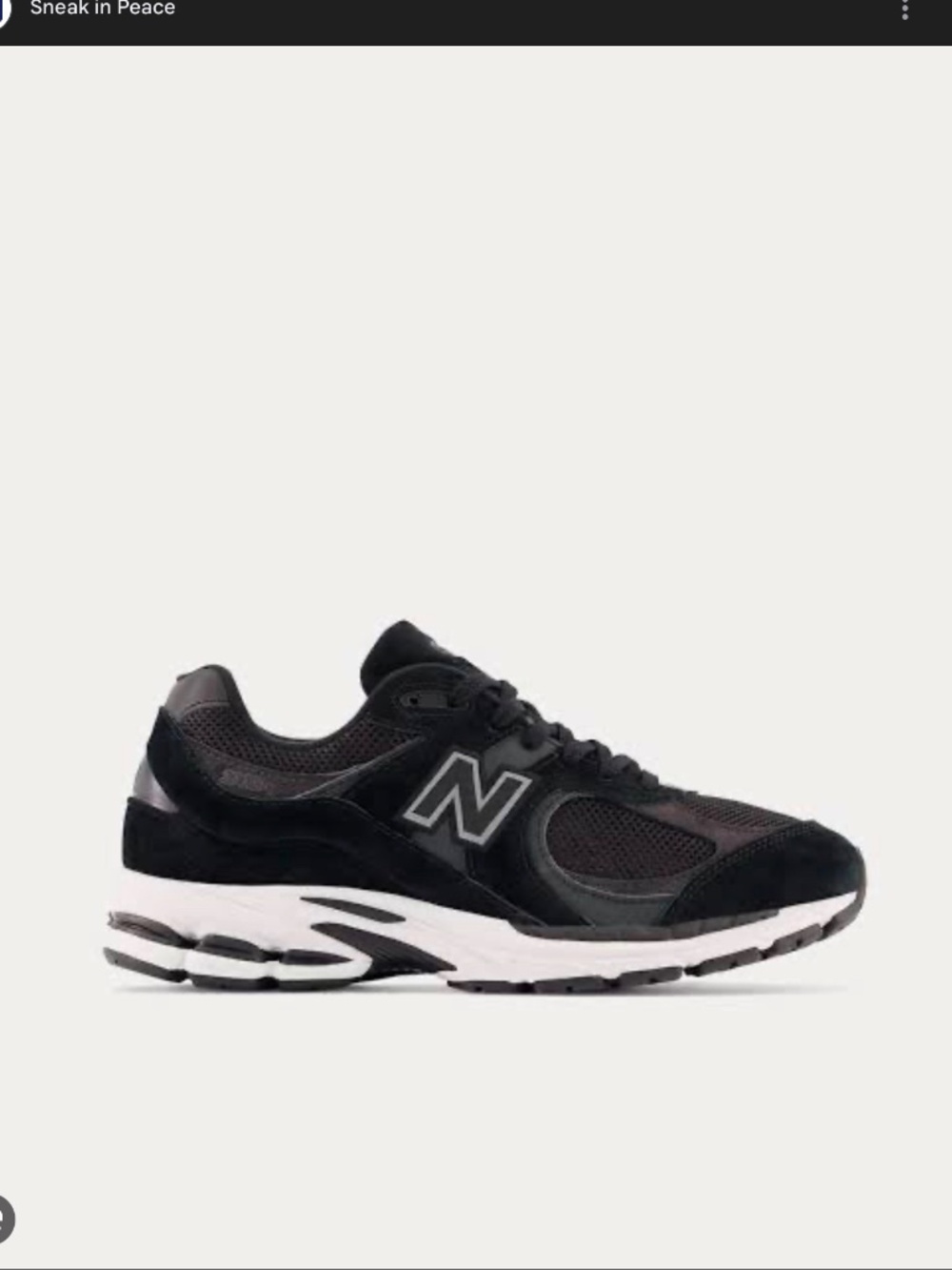 New balance 2002r black